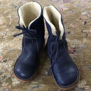 Duckfeet Arhus (awr-hoos) in Royal Blue leather boots (size 39)
